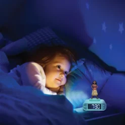 Réveil avec veilleuse vaiana en 3d