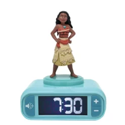 Réveil avec veilleuse vaiana en 3d