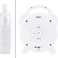 Réveil éducatif et veilleuse sleeptrainer blanc