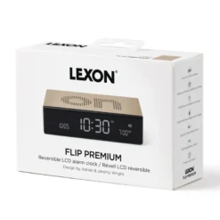 Réveil Flip Premium Lexon Doré