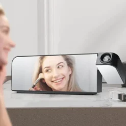 Réveil-projecteur miroir multicolore