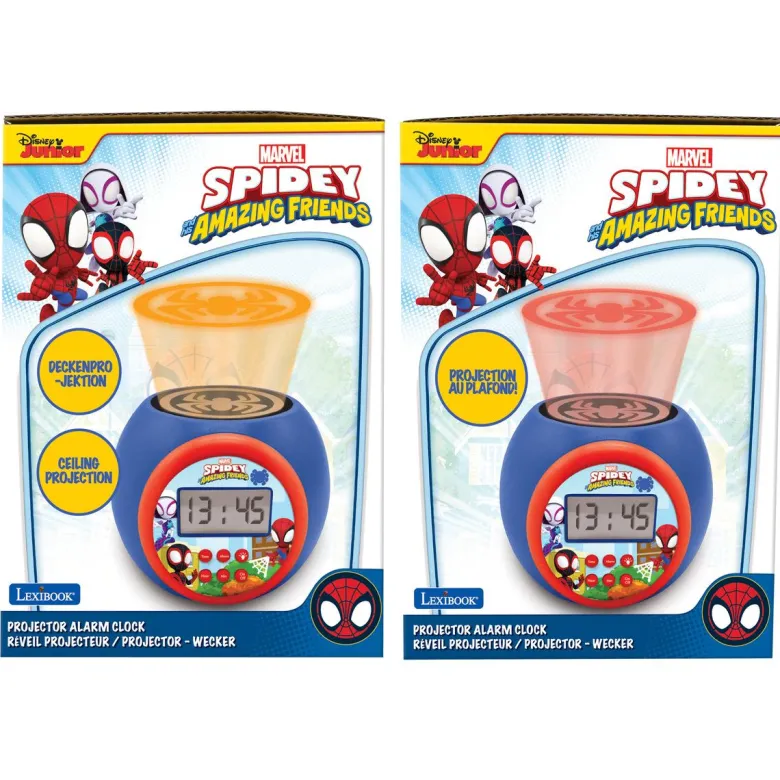 Réveil projecteur spidey and his amazing friends
