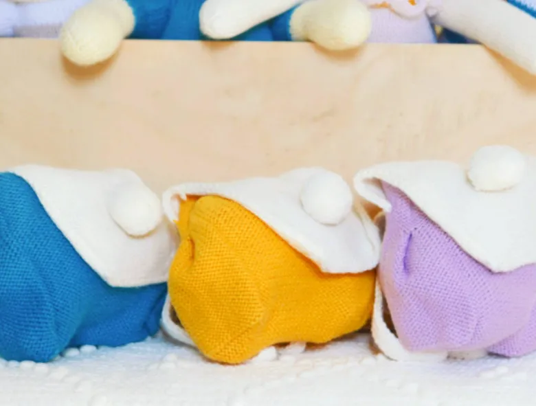Sac aux emotions mouton broderie fleurs
