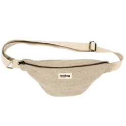 Sac banane coton bio Olivia Hindbag Beige