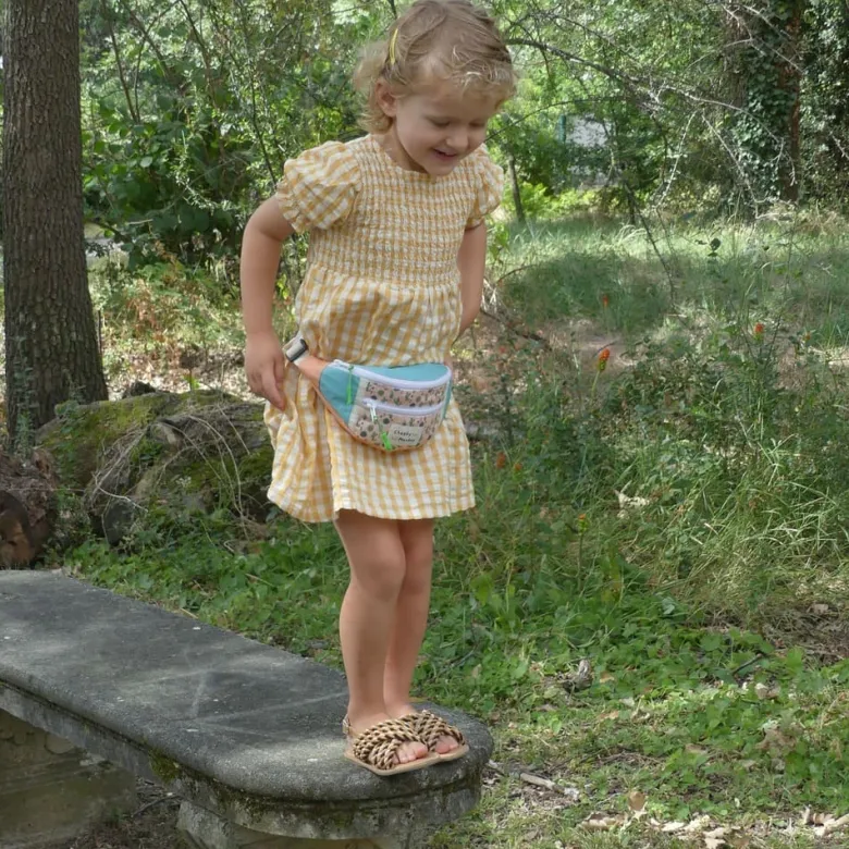 Sac banane enfant made in france -cactus