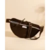 Sac banane à langer kimi velour chocolat
