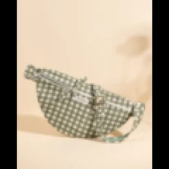Sac banane à langer kimi vichy kaki