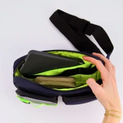 Sac banane - sacoche vélo noire Bleu marine