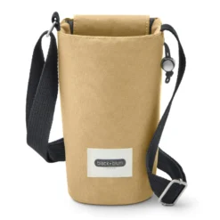 Sac à bouteille isotherme-beige-avec poche sécurisé Beige