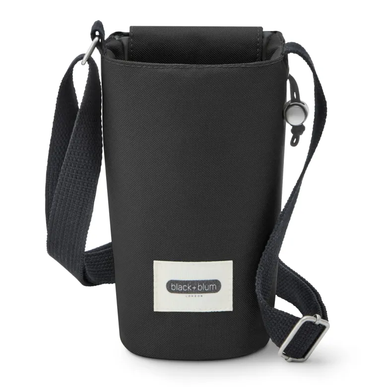 Sac à bouteille isotherme-noir-avec poche sécurisé Noir
