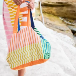 Sac cabas pliable recto verso