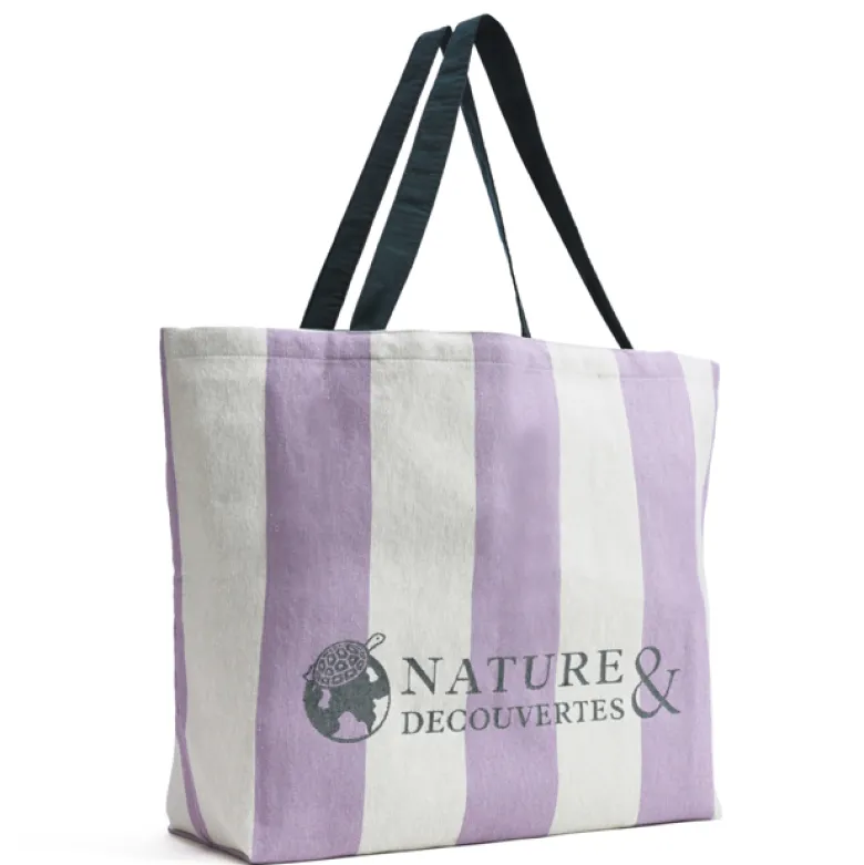 Sac cabas réutilisable éco-conçu Lilas