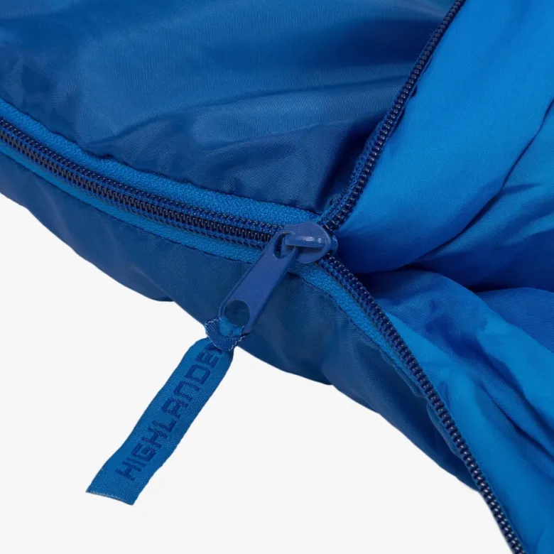 Sac de couchage momie - 2 saisons - bleu