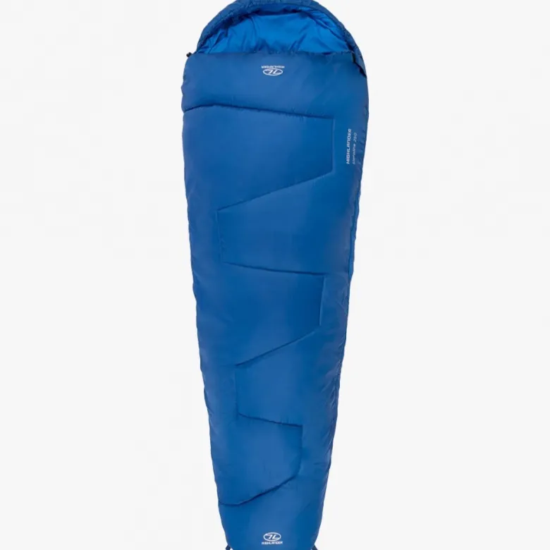 Sac de couchage momie - 2 saisons - bleu