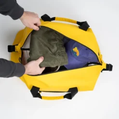 Sac de voyage duffle bag jaune