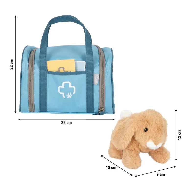Sac de vétérinaire avec lapin