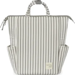 Sac à dos à langer botton rayures