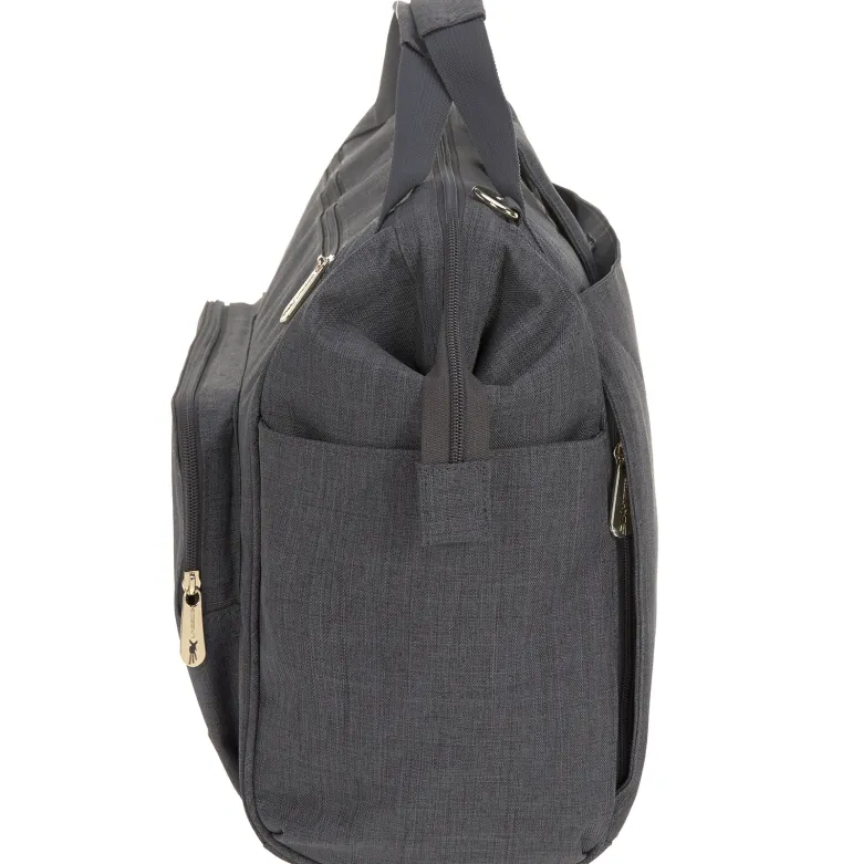Sac à dos à langer jumeaux twin glam goldie anthracite