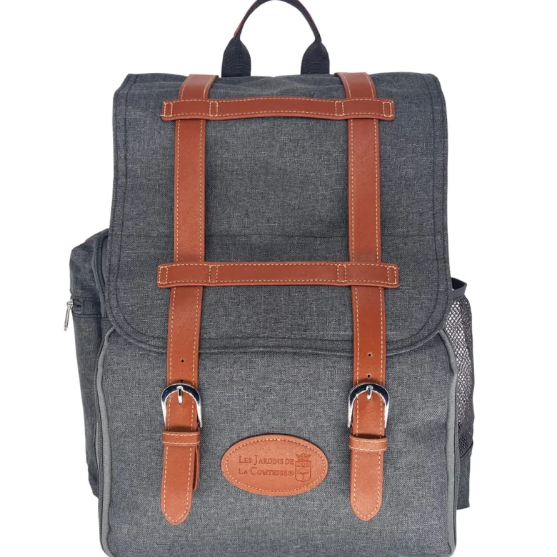 Sac à dos pique-nique escapade gris 4p