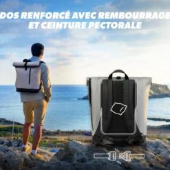 Sac à dos rollup imperméable 20-25l
