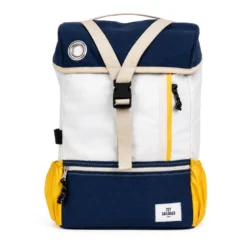 Sac-à-dos 727 Sailbags BIKY – Sacoche vélo convertible en voile recyclée – Bleu / Jaune