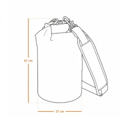 Sac à dos étanche réglable pour sport 30l