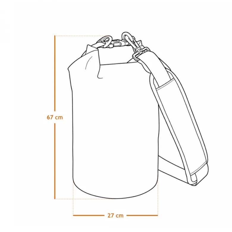 Sac à dos étanche réglable pour sport 30l