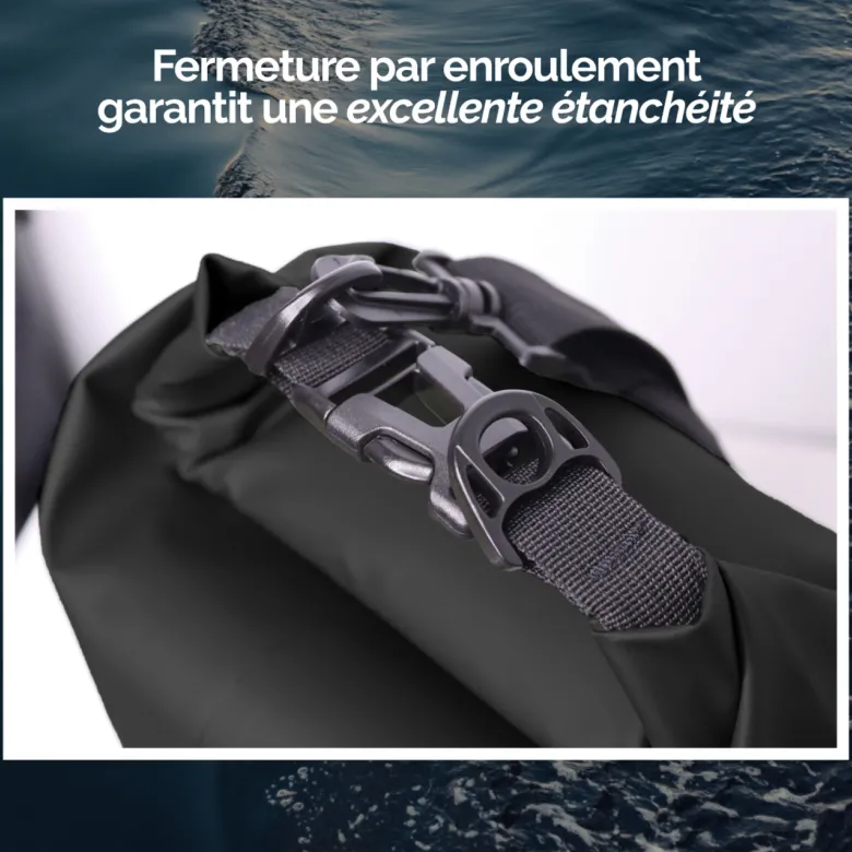 Sac à dos étanche réglable pour sport 55l