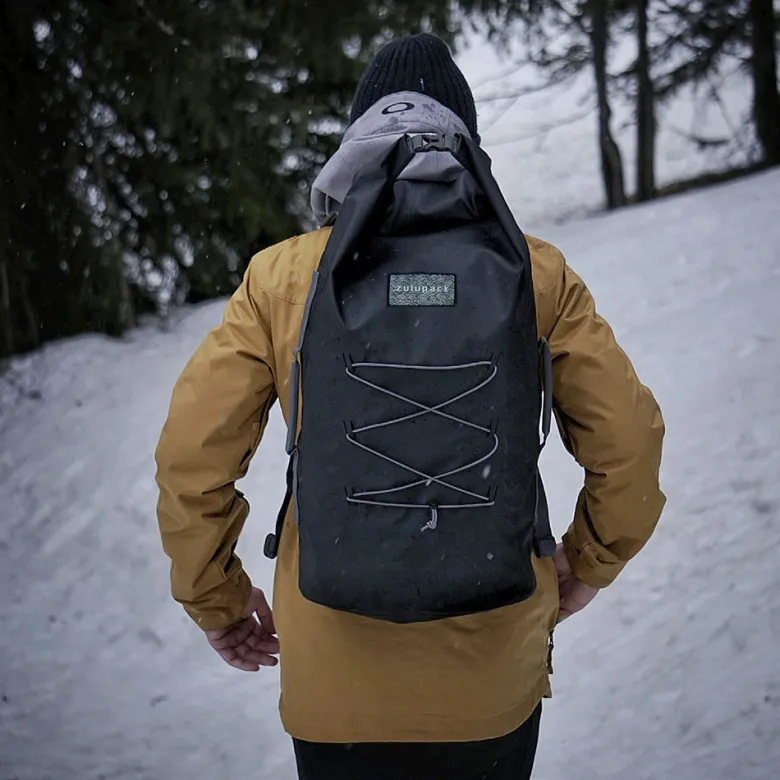 Sac à dos étanche urbain 20l pvc - indy Noir