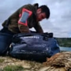 Sac duffle roll-top 65l noir zulupack