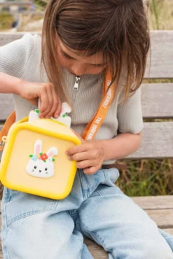 Sac en silicone lapin des fleurs