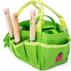 Sac et outils de jardinage pour enfants
