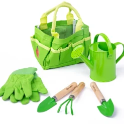 Sac et outils de jardinage pour enfants