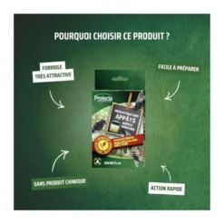 Sachets appâts boite à mouches x4