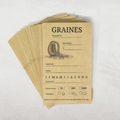 20 sachets de conservation graines du jardin