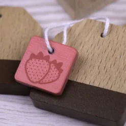 4 sachets de thé en bois avec boîte