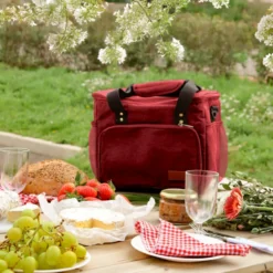 Sac isotherme 16 l - bordeaux