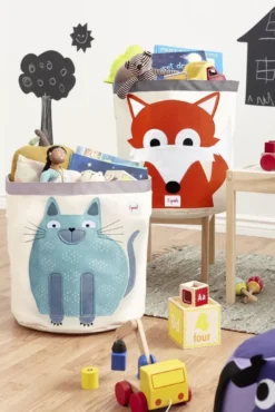 Sac à jouets chat