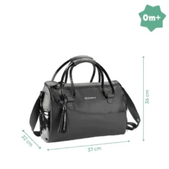 Sac à langer glossy et matelas à langer