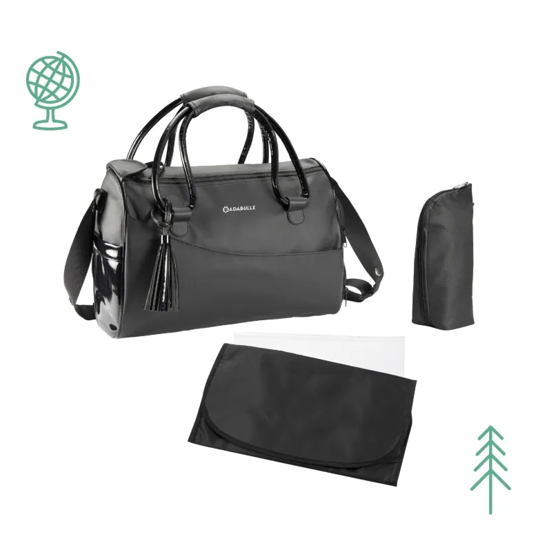 Sac à langer glossy et matelas à langer