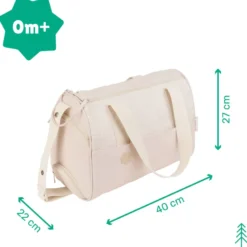 Sac à langer pocketstyle crème