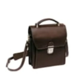 Sacoche katana en cuir de vachette grainé k 69317 Marron
