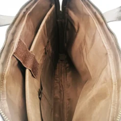Sacoche ordi cuir graham marron