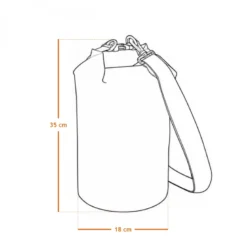 Sac étanche réglable pour sport 5l