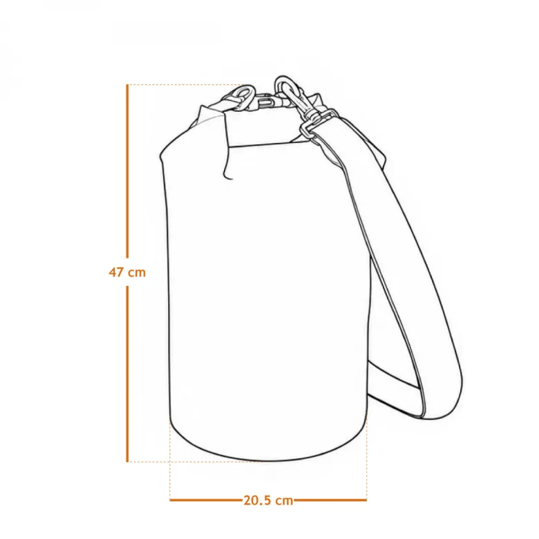 Sac étanche réglable pour sport 10l