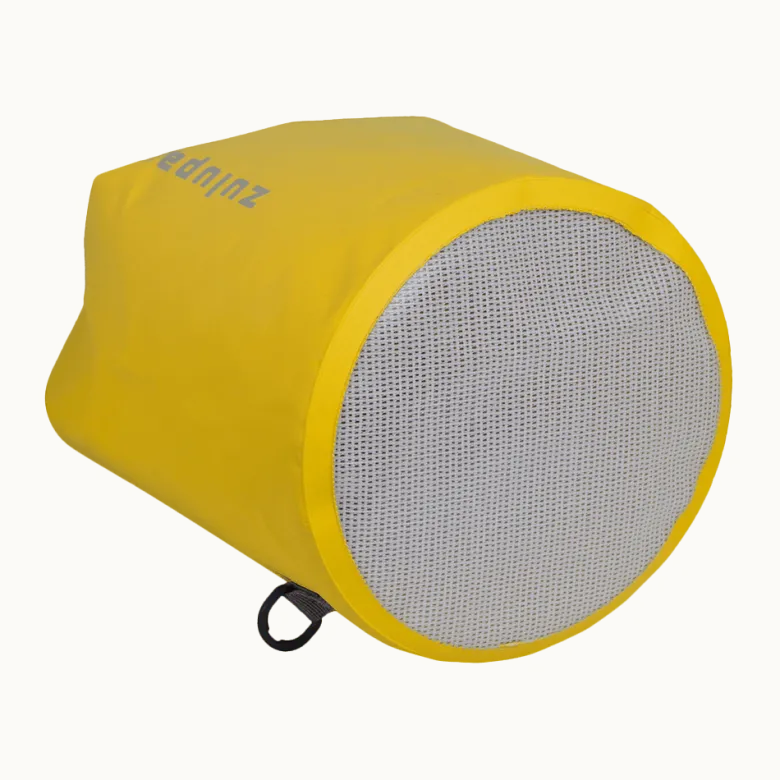 Sac tube étanche 25l fond transparent Jaune