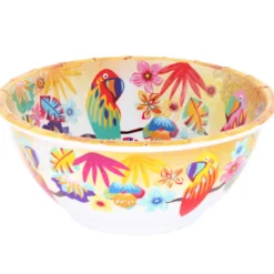 Saladier profond perroquets 25 cm