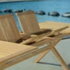 Salon de jardin teck alexandrie 10 place