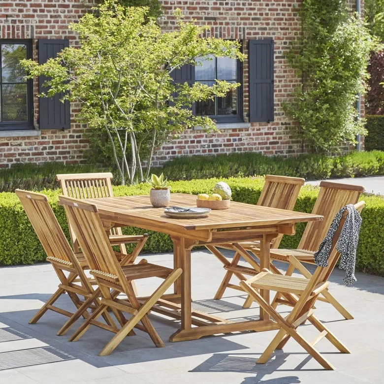 Salon jardin extensible 8à10 p