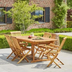 Salon jardin extensible 8à10 personnes